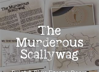 Printable Escape Room: The Murderous Scallywag Review Murderous Scallywag