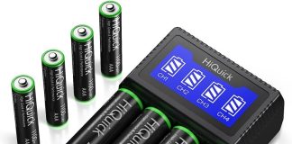 HiQuick Rechargeable Batteries and Charger Review HiQuick