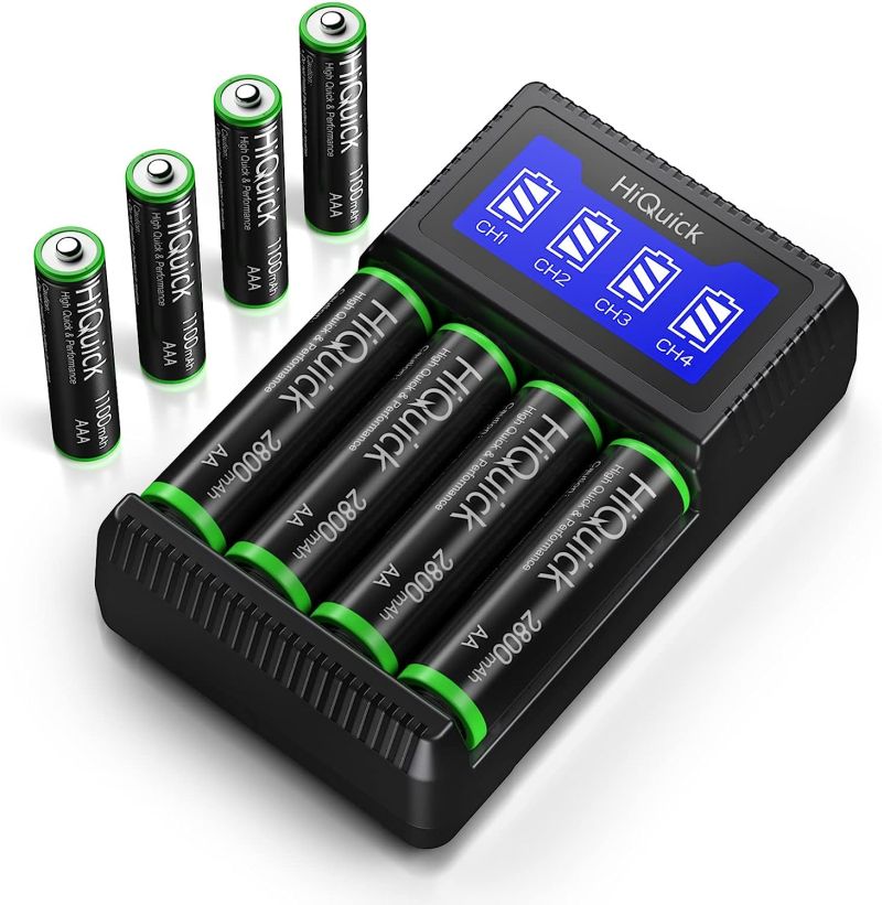 HiQuick Rechargeable Batteries and Charger Review - David Savage