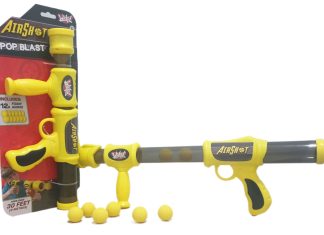 Wicked Uncle AirShot Pop Blaster Review AirShot Pop Blast Foam Ball Blaster